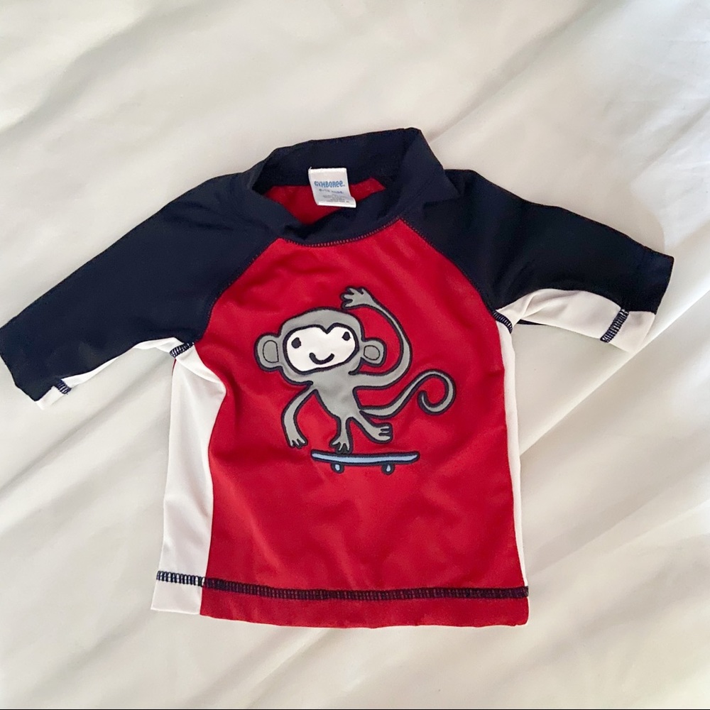 Gymboree Monkey Rashgaurd